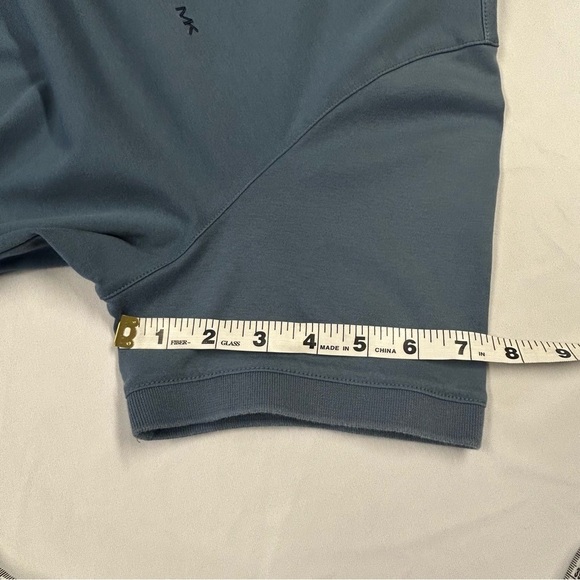 Michael Kors Polo Shirt Mens Size L Short Sleeve Logo Preppy Classic Blue - Picture 9 of 10